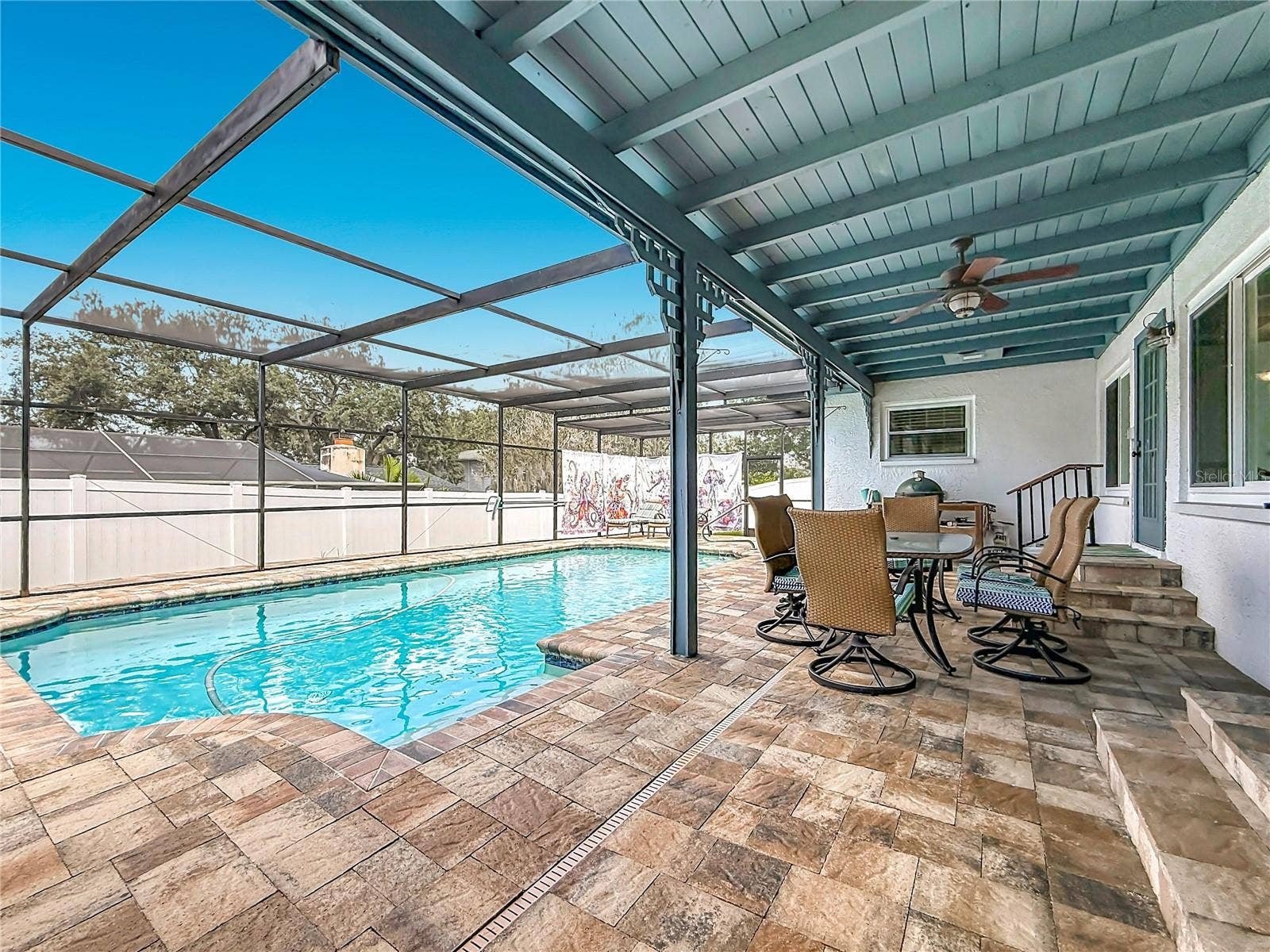 3314 ENTERPRISE ROAD E, Safety Harbor, FL 34695 Outdoor Living Space and Pool Area