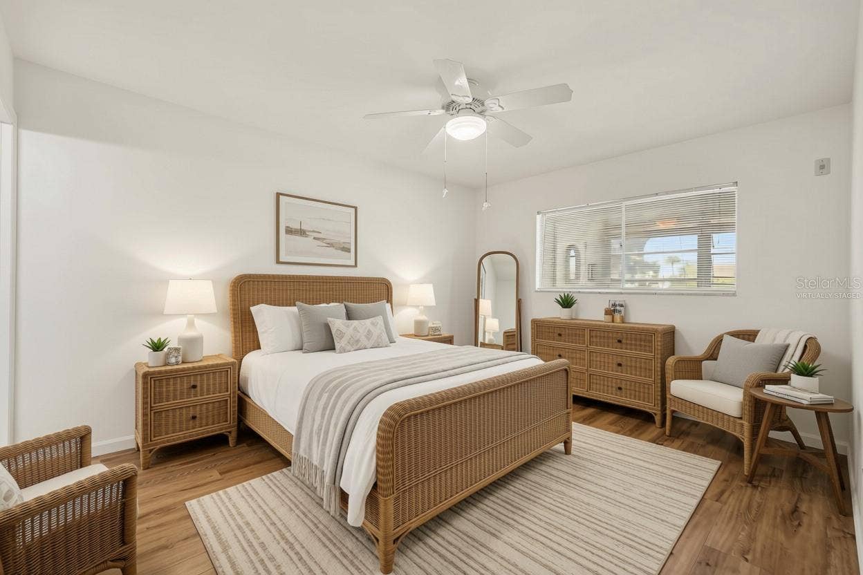 11201 80TH AVENUE, #209, Seminole, FL 33772 Ample size primary bedroom has lots of natural light and a private bathroom too! Virtually staged