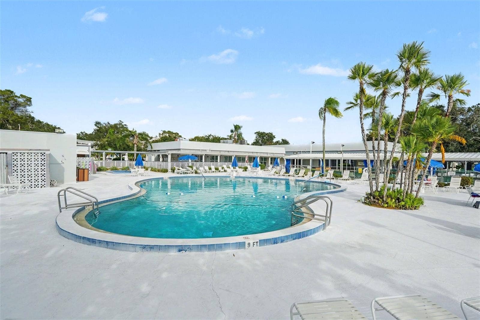 11201 80TH AVENUE, #209, Seminole, FL 33772 Splash on in! The water is great! What a delightful pool to enjoy all year round!