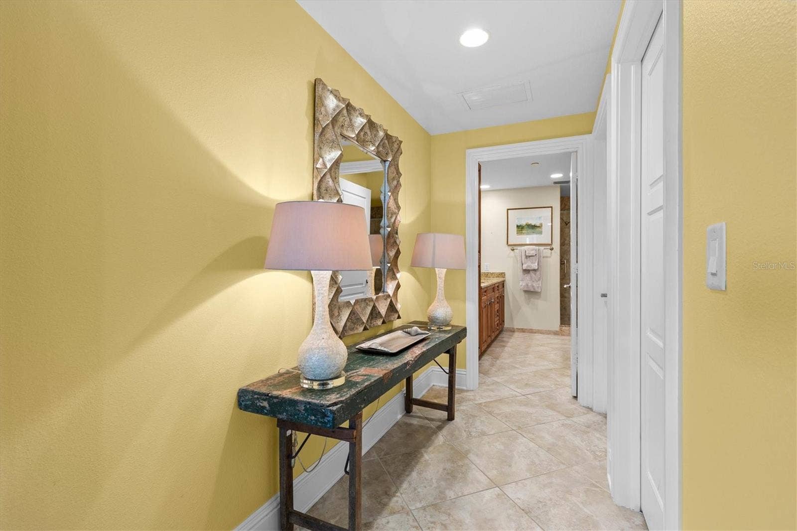 Primary closet area