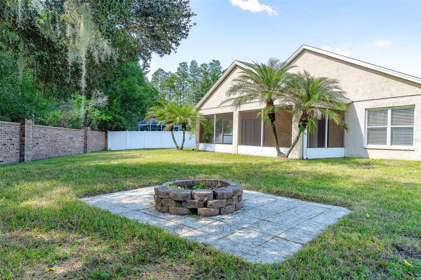29002 OLD MARSH, Wesley Chapel, FL 33543 BACKYARD WITH FIRE PIT