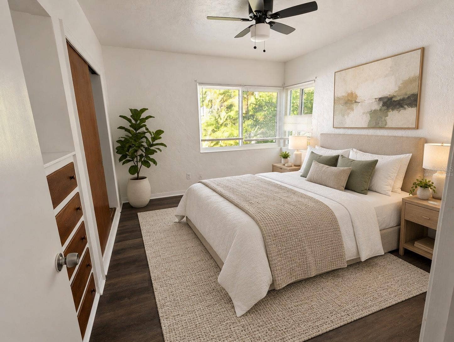 2907 49TH STREET S, Gulfport, FL 33707 Bedroom - virtually staged