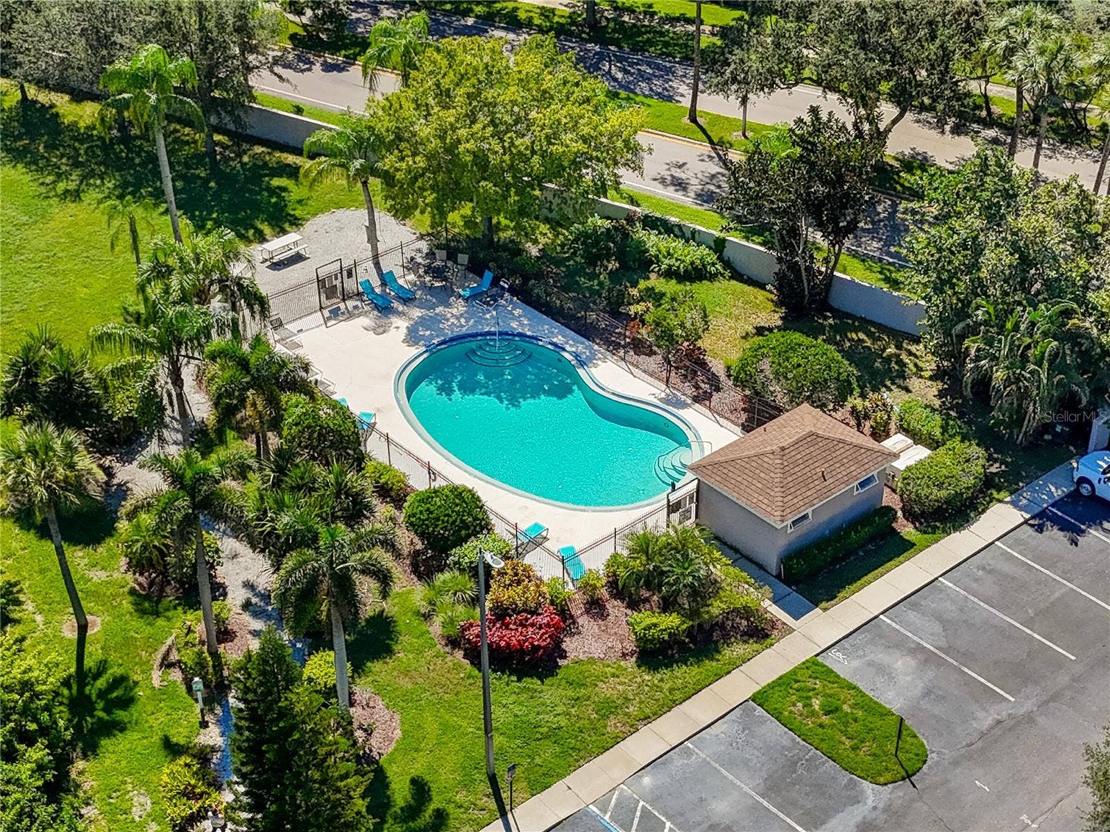 6229 BAYSIDE KEY DRIVE, Tampa, FL 33615 Aerial View of Pool -6229 Bayside Key Dr, Tampa, FL 33615