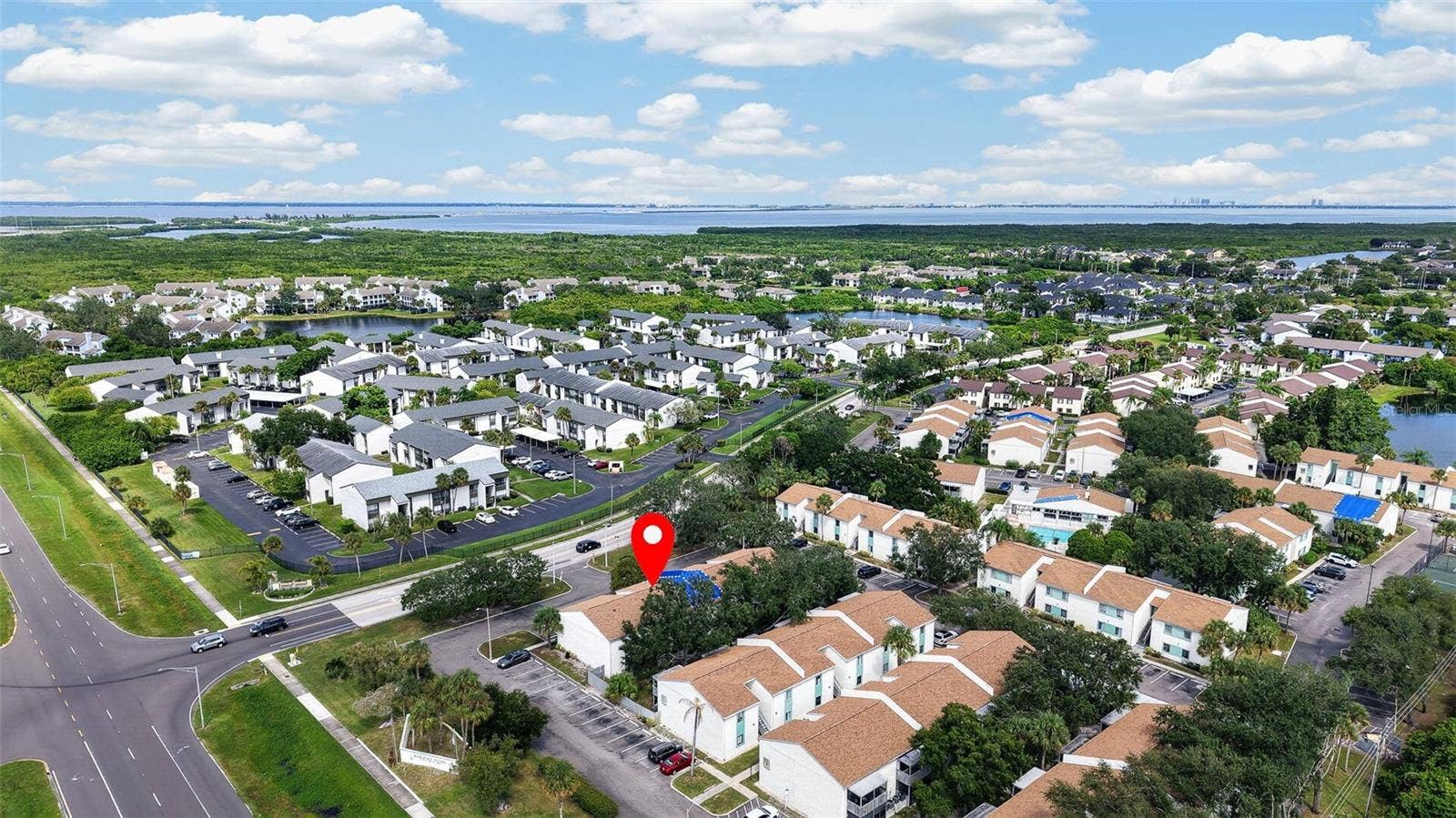 876 116TH AVENUE N, #103, St Petersburg, FL 33716 View towards Tampa and Tampa Bay