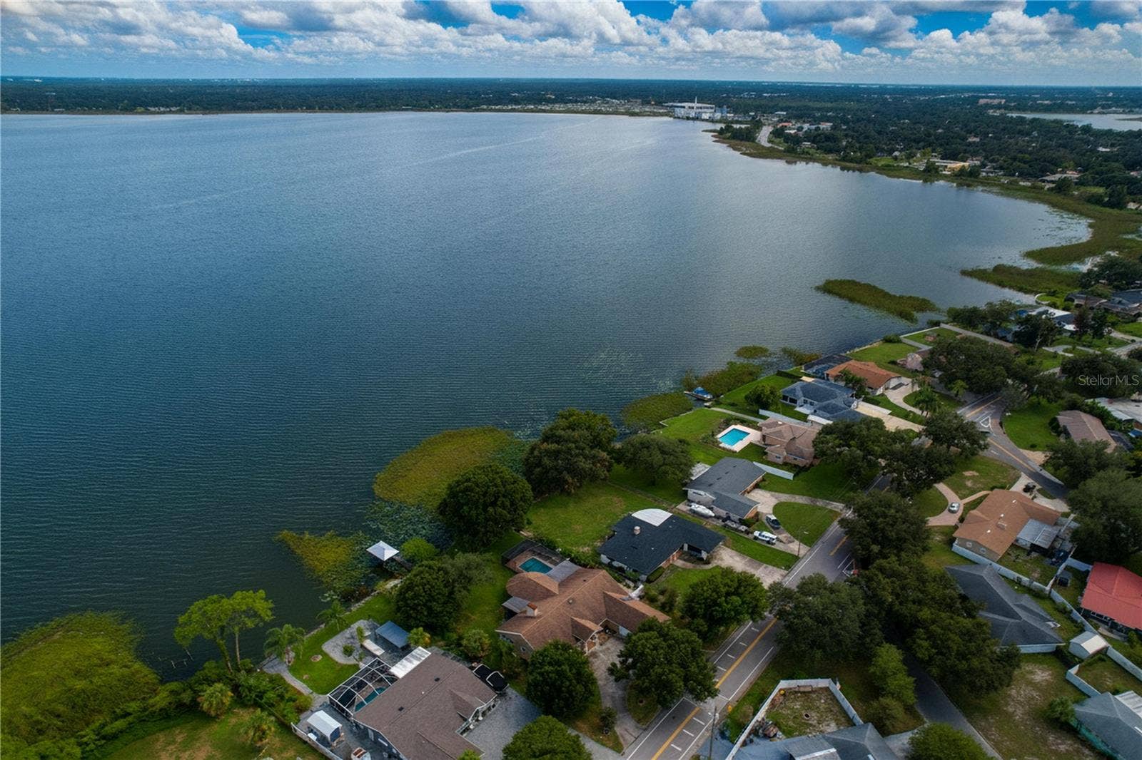 1348 EDGEWATER BEACH DRIVE, Lakeland, FL 33805 Aerial view of property