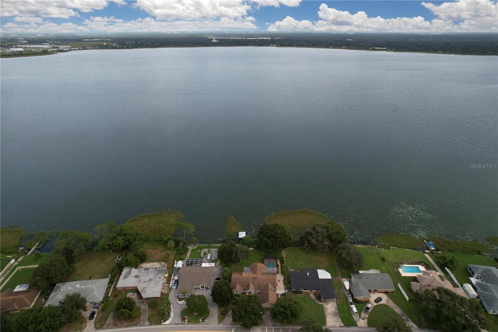 1348 EDGEWATER BEACH DRIVE, Lakeland, FL 33805 Aerial view of property