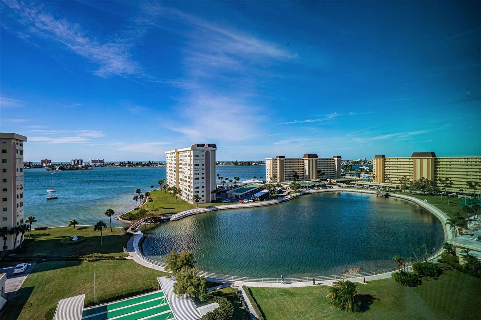 View of Lagoon, Intracoastal and Gulf from living room