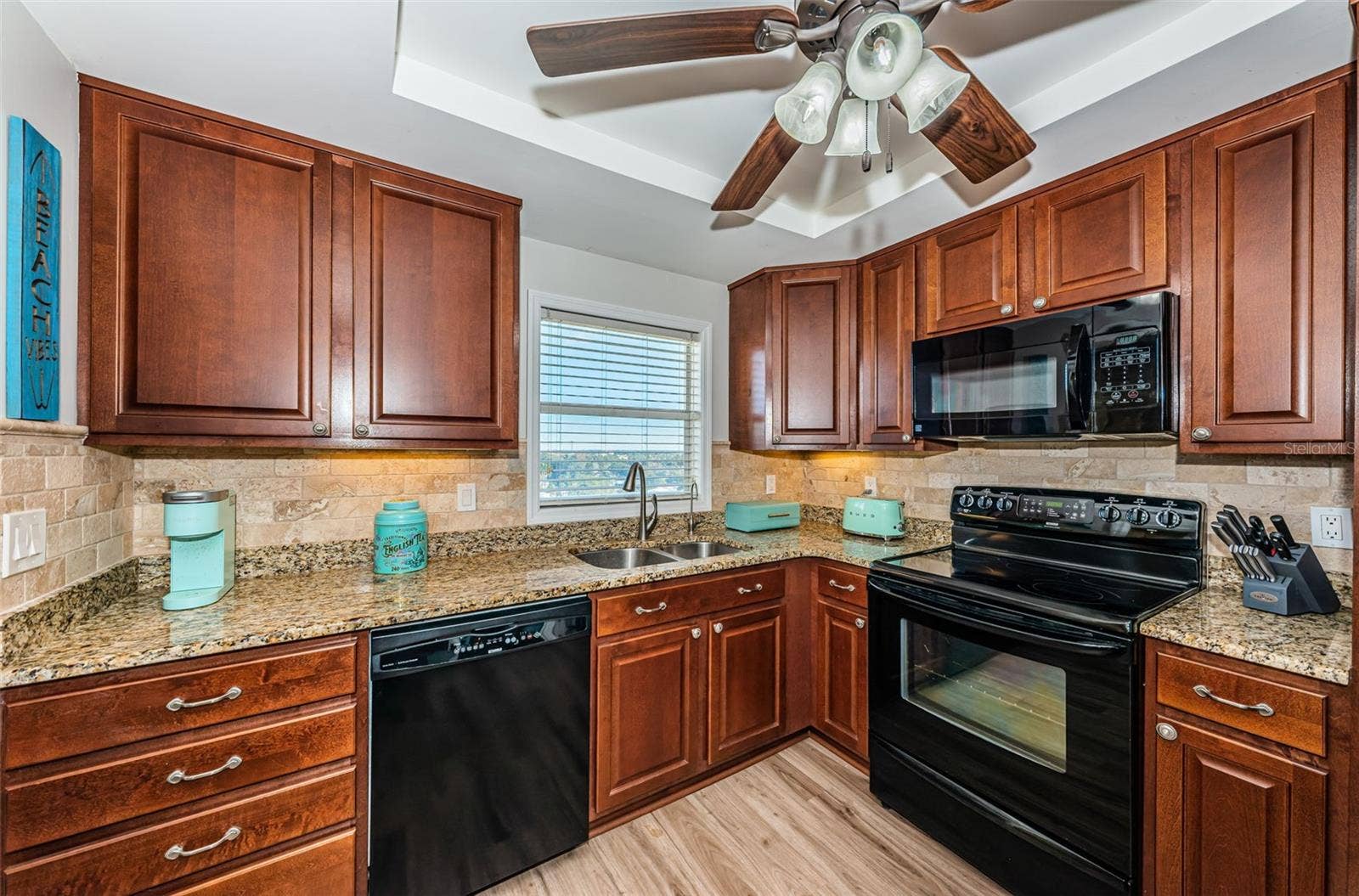 Updated Kitchen with granite counter tops