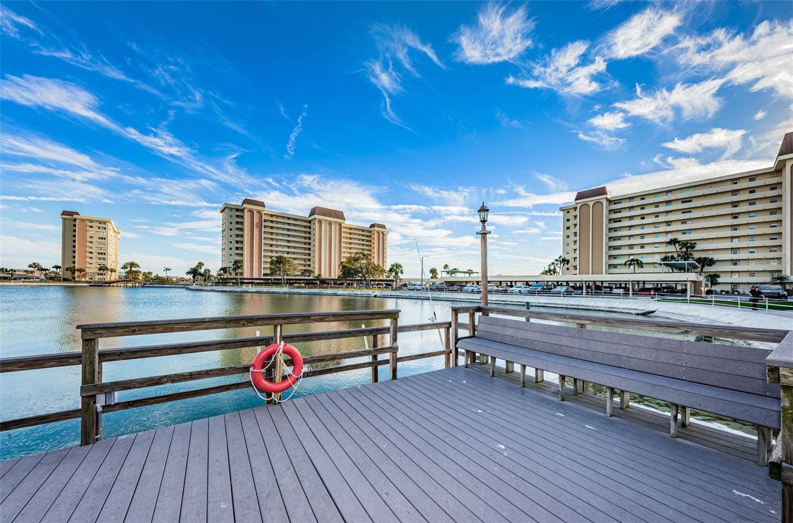 Dock on the lagoon