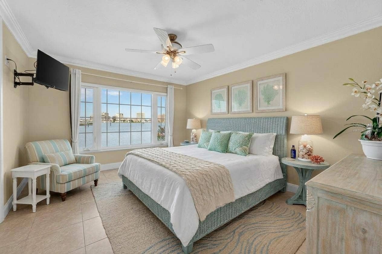 400 LARBOARD WAY, #106, Clearwater, FL 33767 Virtually staged Primary Bedroom