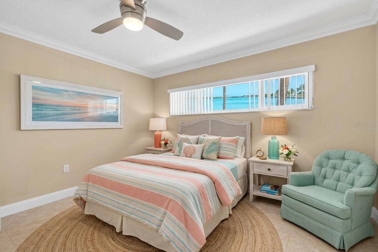 400 LARBOARD WAY, #106, Clearwater, FL 33767 Virtually Staged Guest Bedroom
