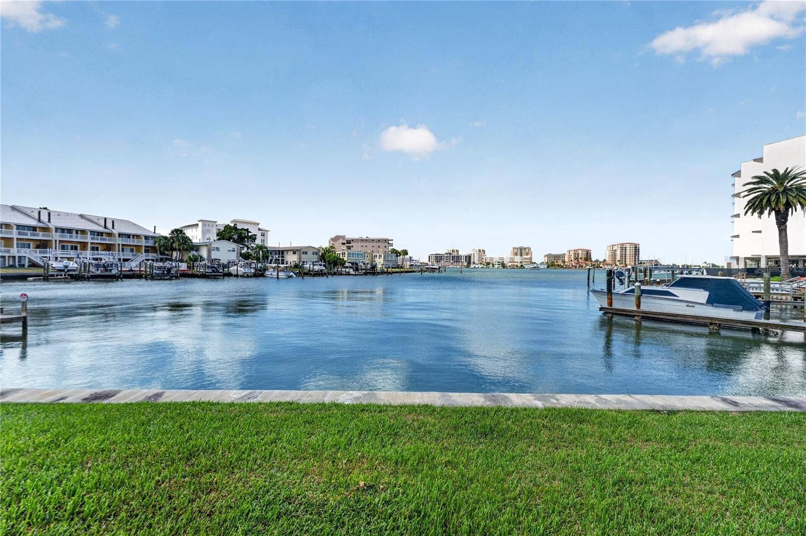 400 LARBOARD WAY, #106, Clearwater, FL 33767 Open water View down the Canal