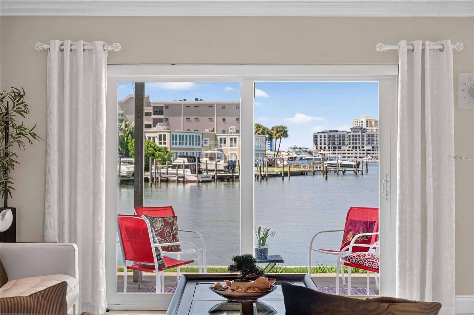 400 LARBOARD WAY, #106, Clearwater, FL 33767 View from the Living room