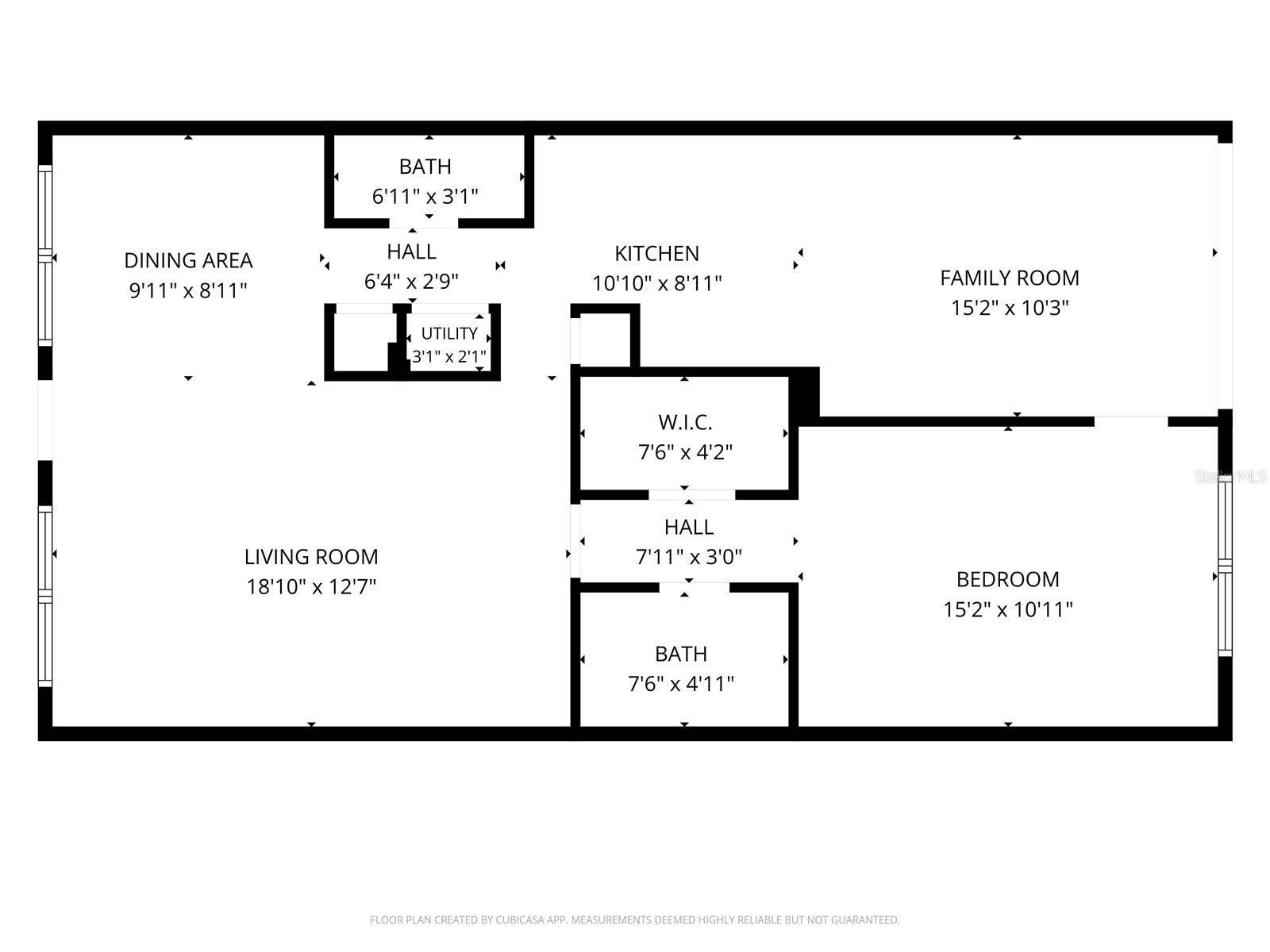 5095 BAY STREET NE, #104, St Petersburg, FL 33703 5095 Bay St NE #104 floor plan