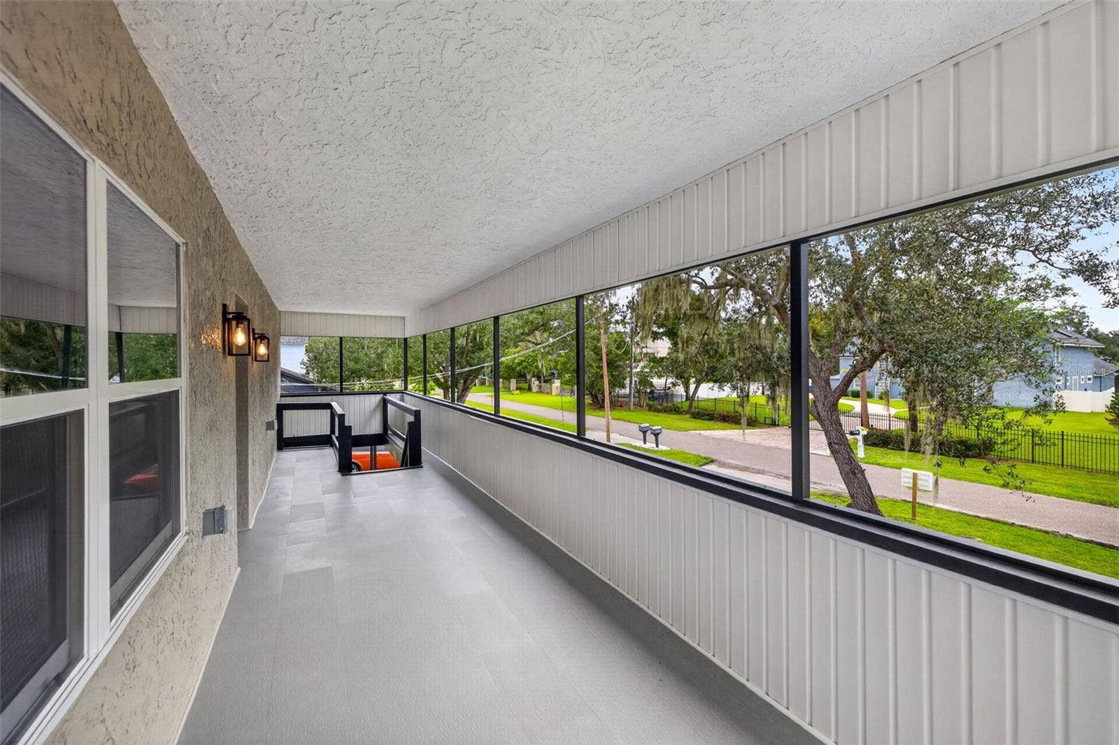 Second Floor Covered Balcony