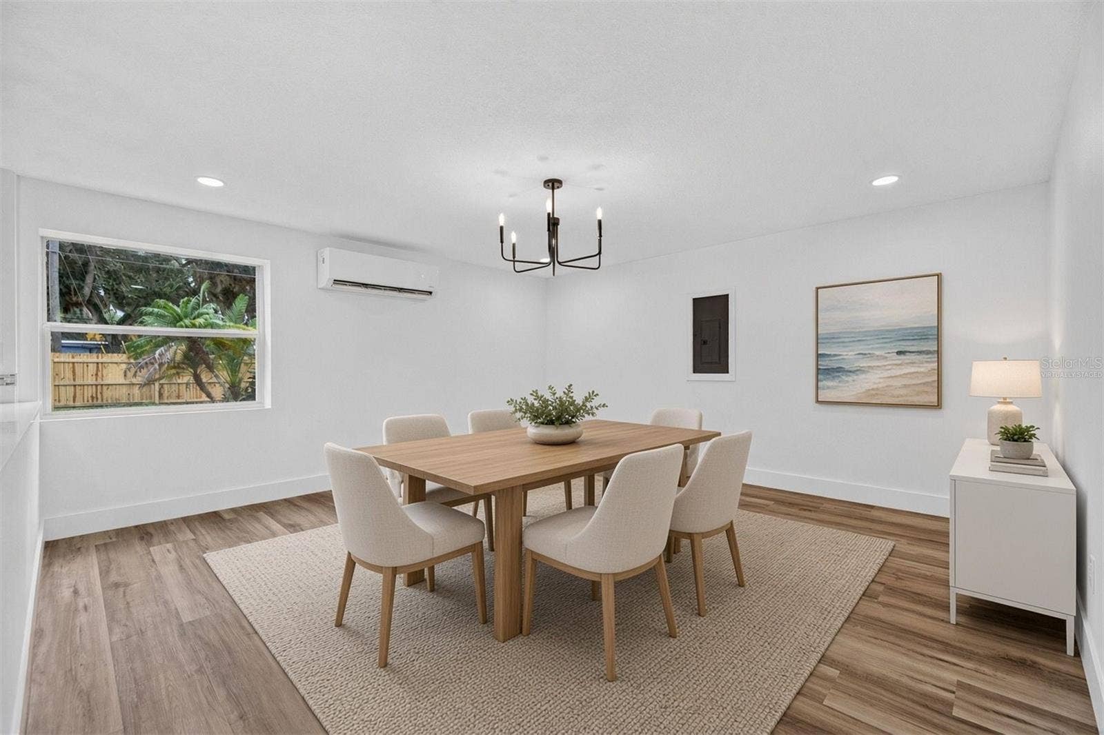 VIRTUALLY STAGED. First Floor Dining Area