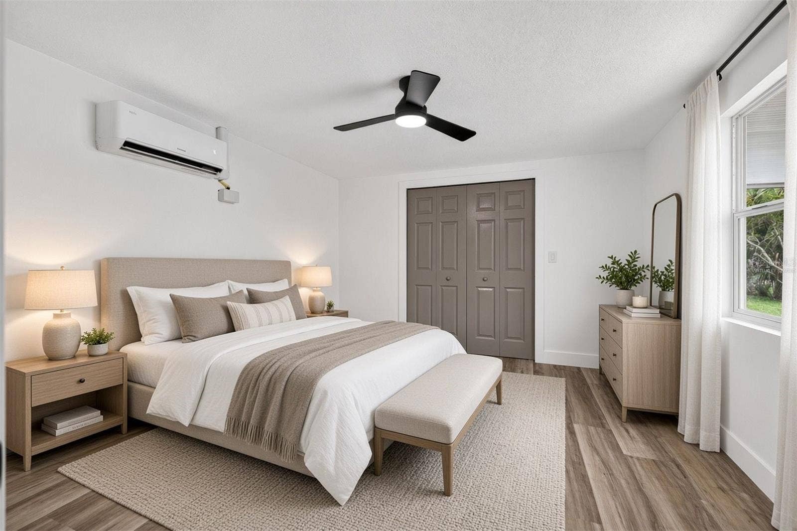 VIRTUALLY STAGED. First Floor Bedroom 1