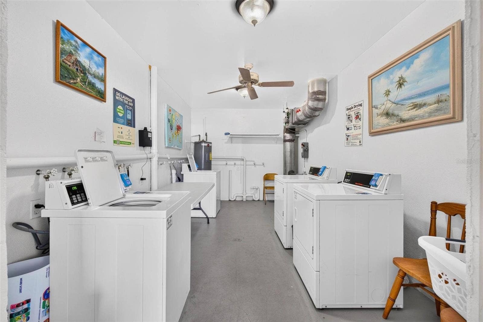 2221 SWEDISH DRIVE, #53, Clearwater, FL 33763 Common Area Laundry on 2nd floor Core