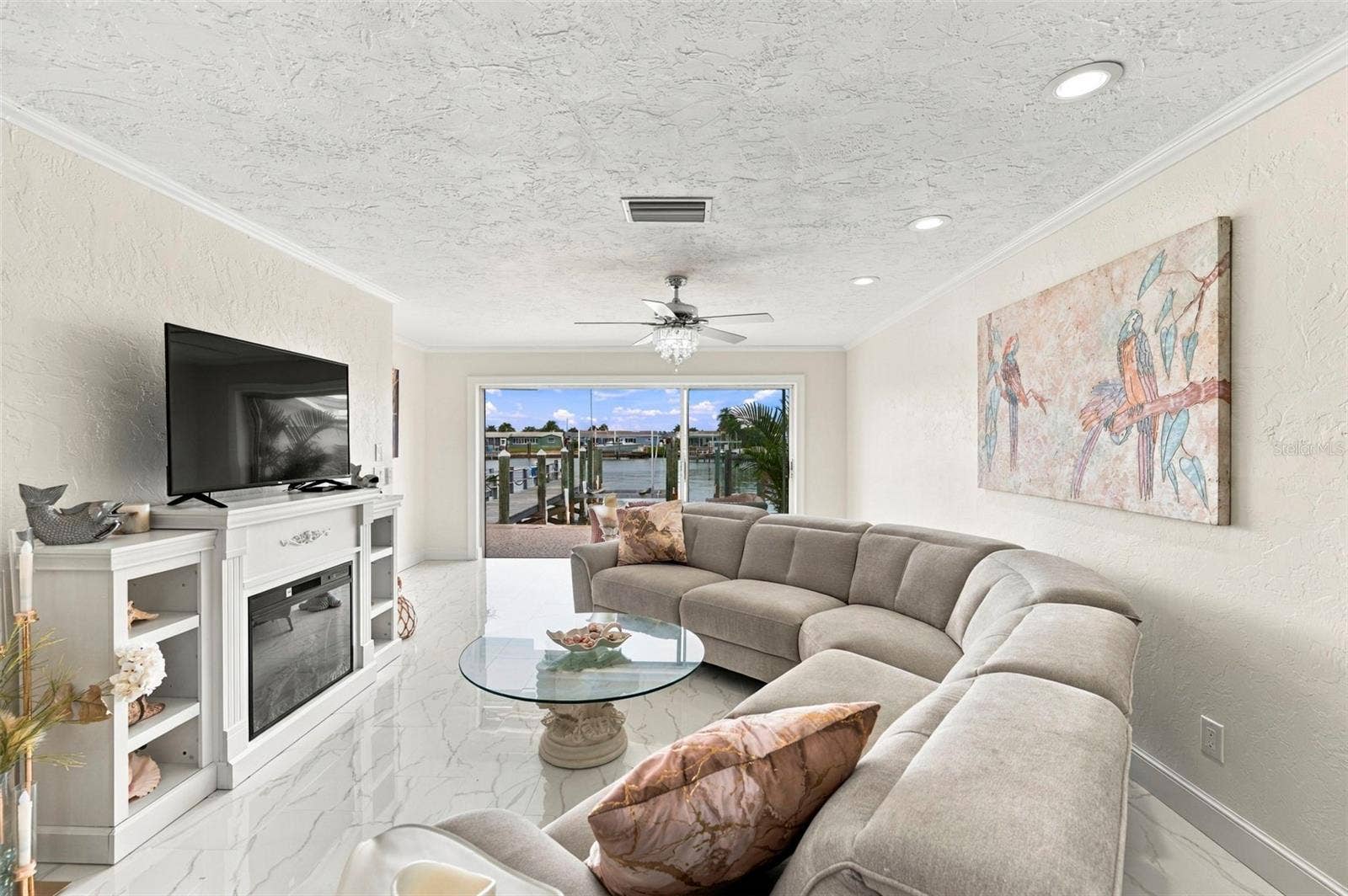 427 BOCA CIEGA POINT BOULEVARD N, St Petersburg, FL 33708 Water view from the Kitchen, Dining Room, Living Room, and Primary Bedroom!