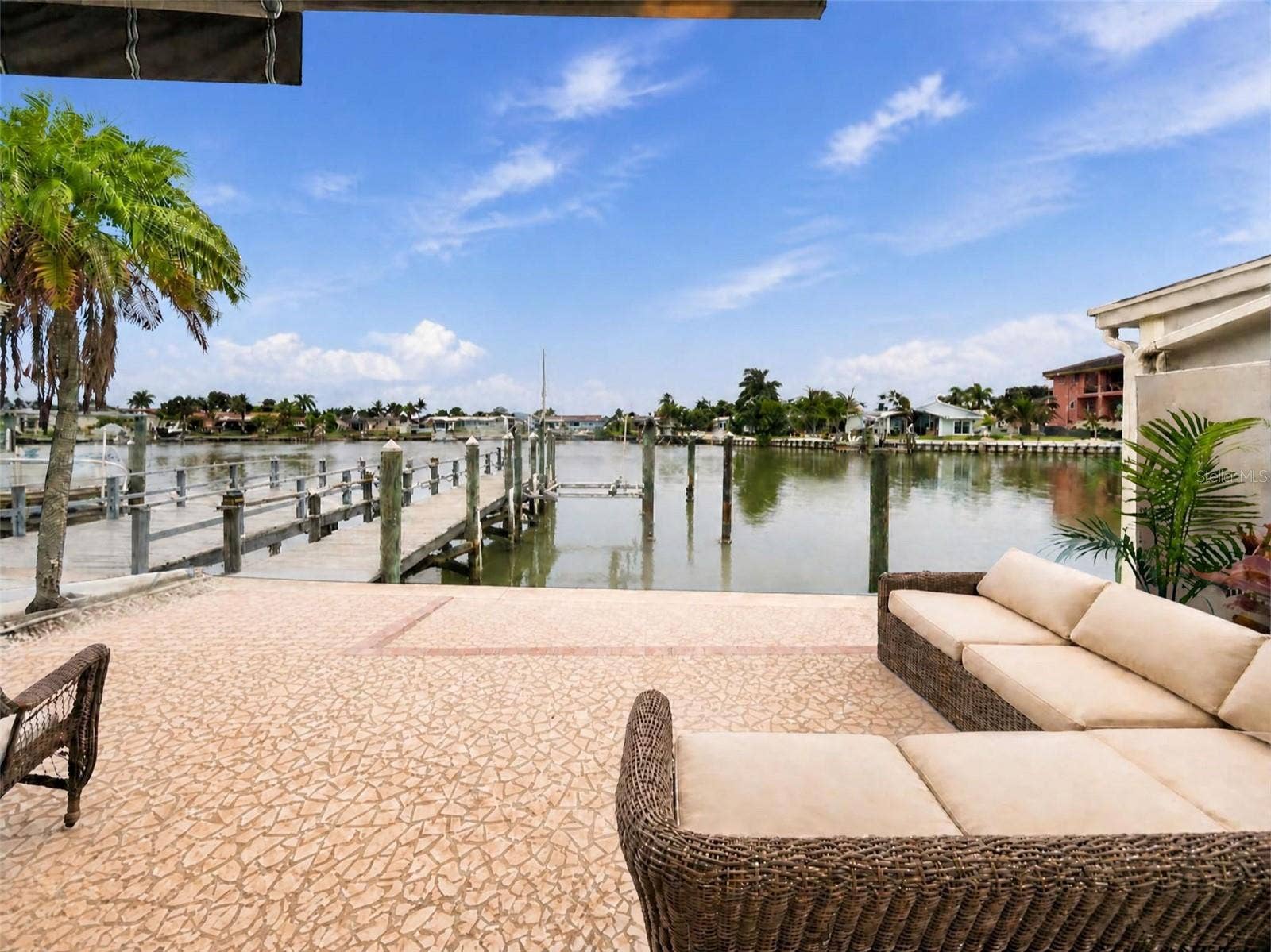 427 BOCA CIEGA POINT BOULEVARD N, St Petersburg, FL 33708 Back Porch with direct Gulf access view the intercostal!