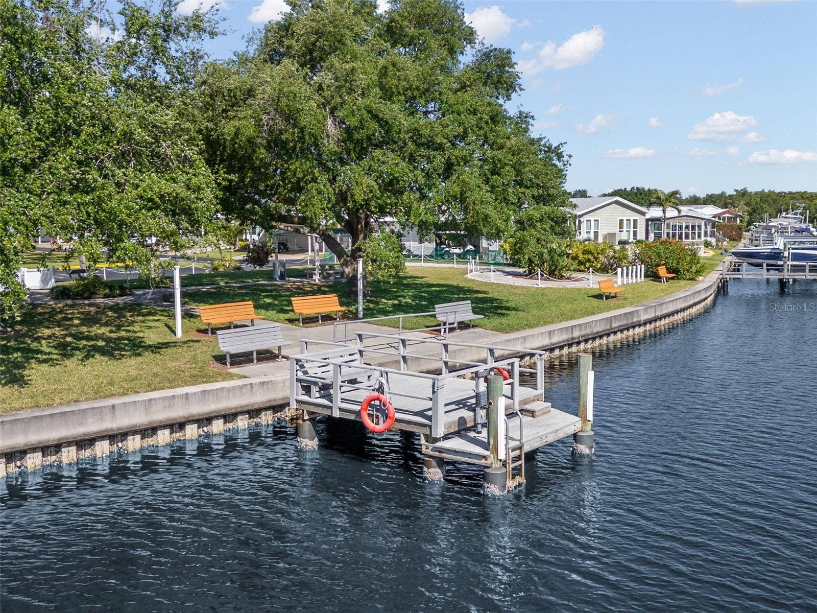 community fishing dock and park