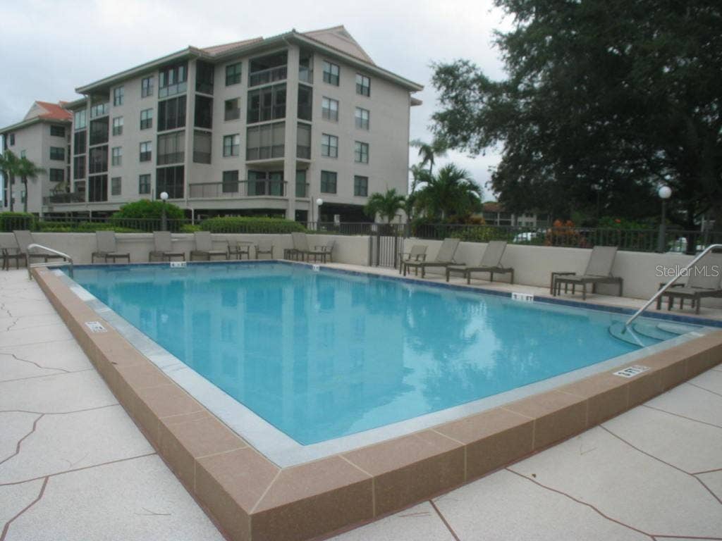 1806 MARINER DRIVE, #318, Tarpon Springs, FL 34689 One of the two pools, is just steps from your building.