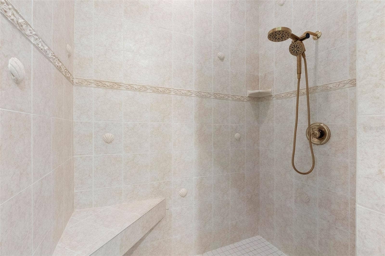 11280 5TH STREET E, Treasure Island, FL 33706 Large walk-in shower.