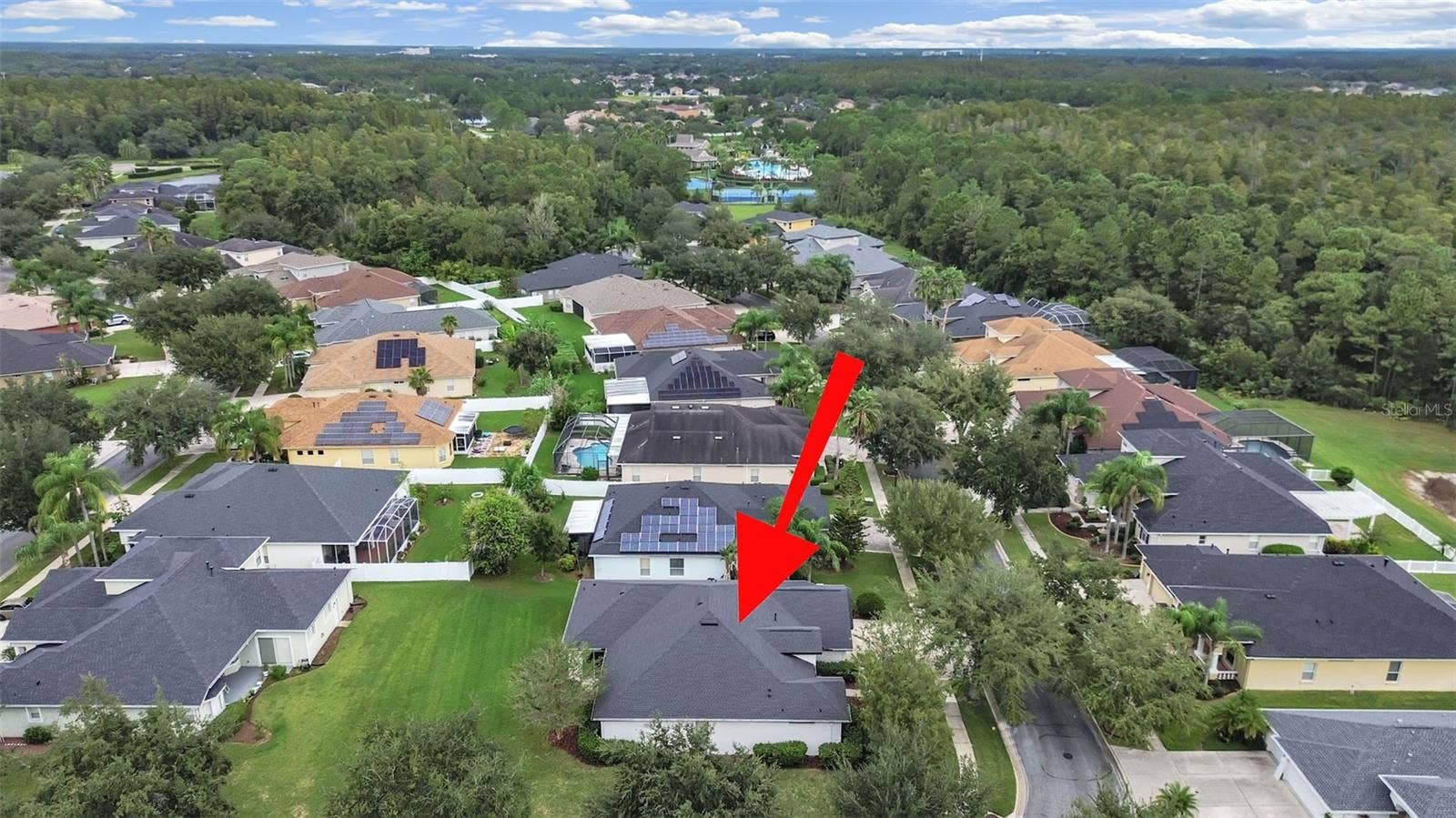 9310 MANGROVE COURT, Tampa, FL 33647 bird view