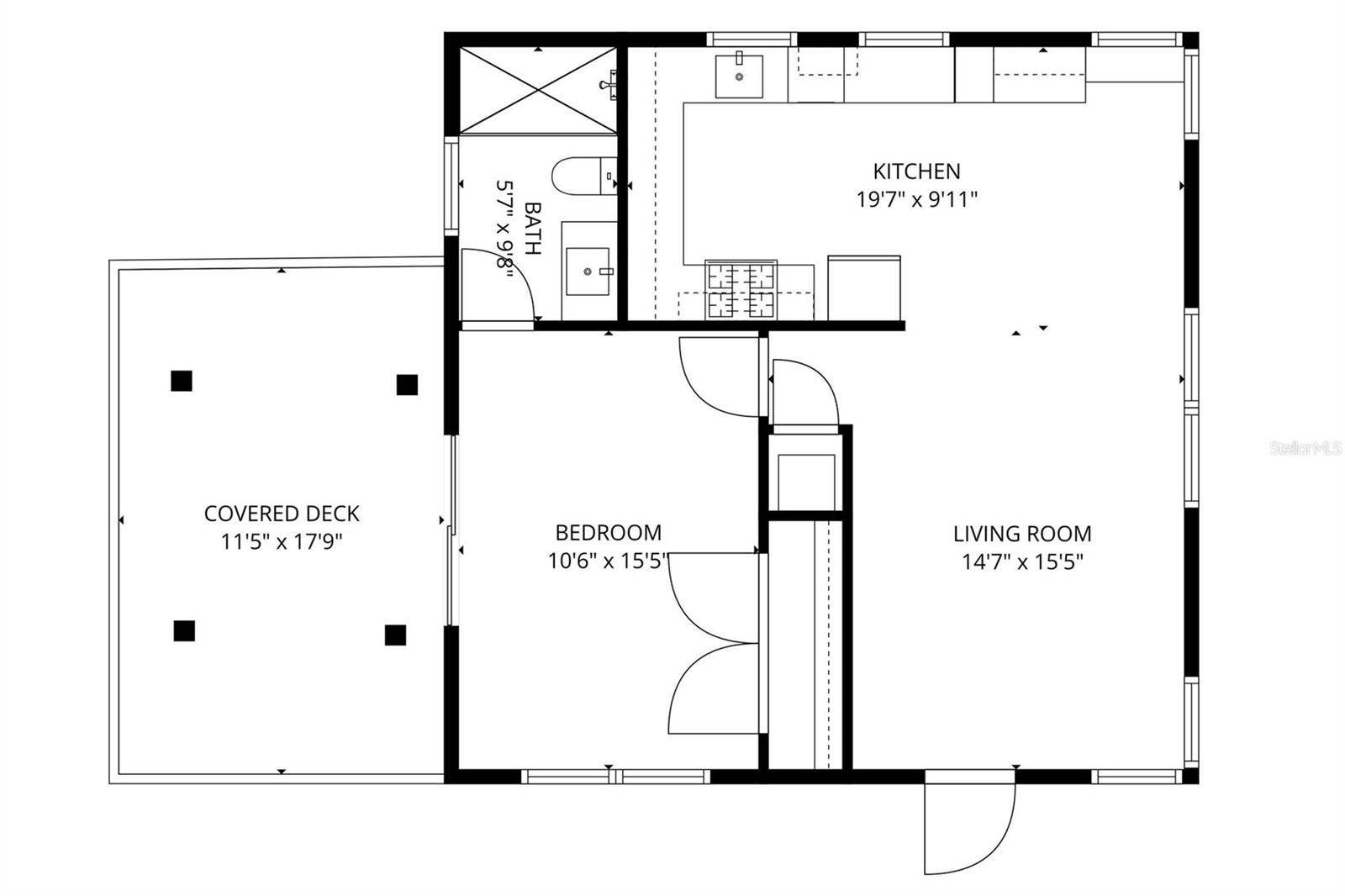 690 2ND STREET S, Safety Harbor, FL 34695 Floor Plan of Apartmen