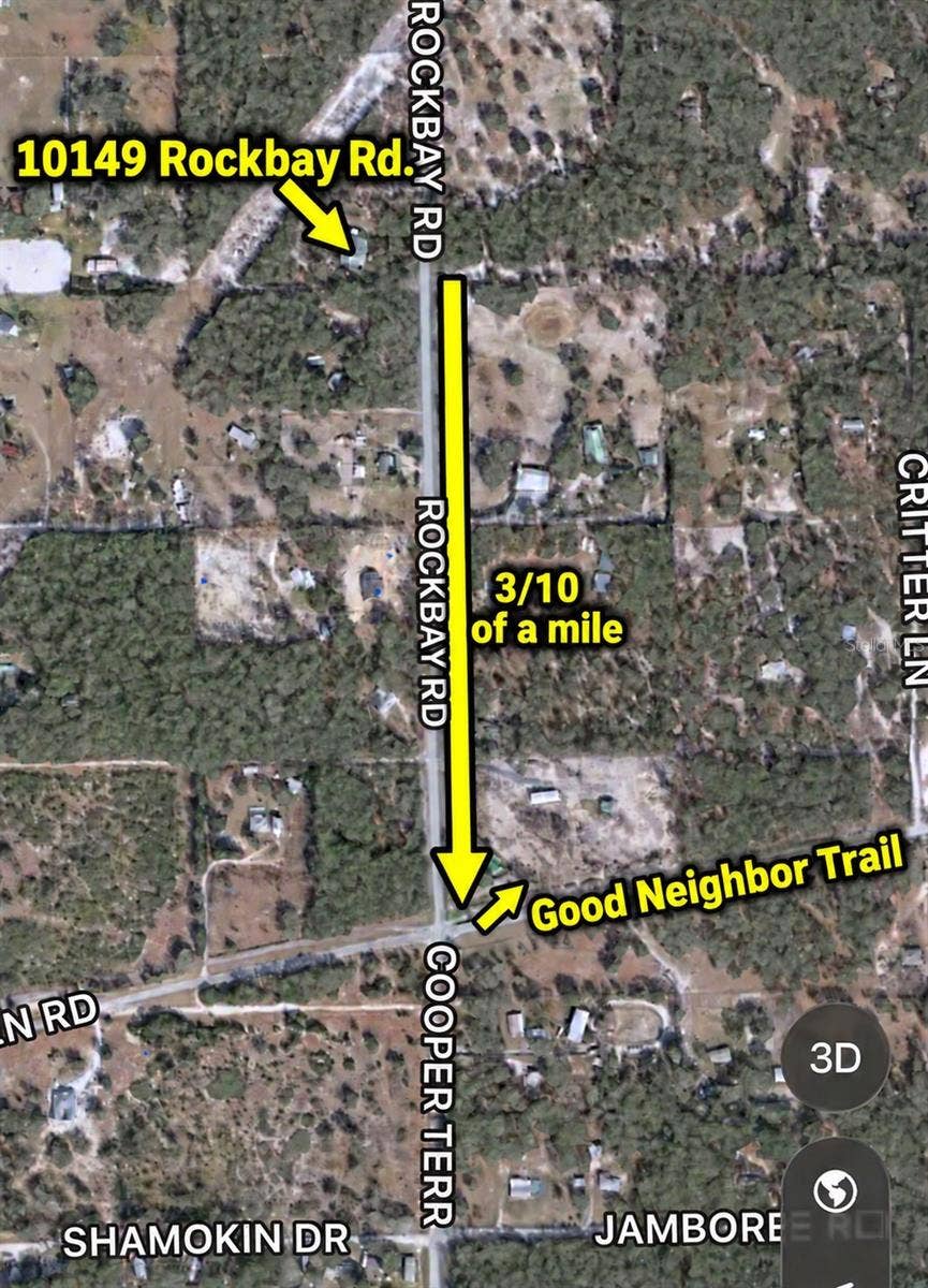 10149 ROCKBAY ROAD, Brooksville, FL 34601 Walk to miles and miles of paved paths for safe jogging, biking, walking