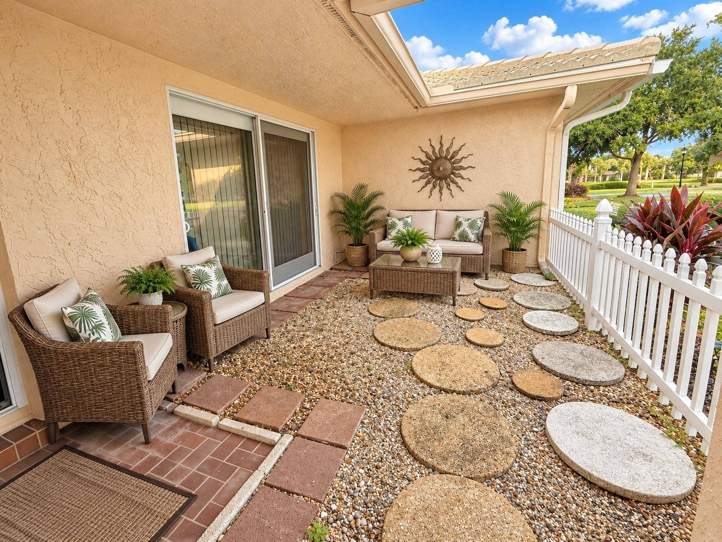 5444 GLEN IVY PLACE N, Pinellas Park, FL 33782 Virtually Staged Front Patio