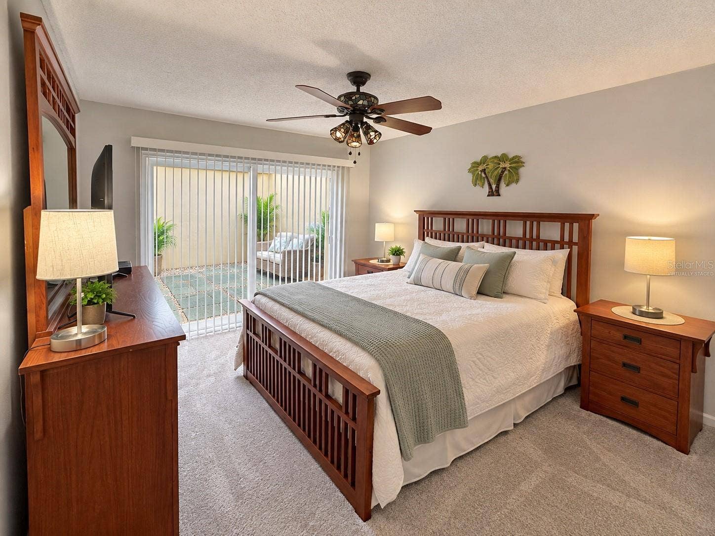 5444 GLEN IVY PLACE N, Pinellas Park, FL 33782 Virtually Staged Master Bedroom
