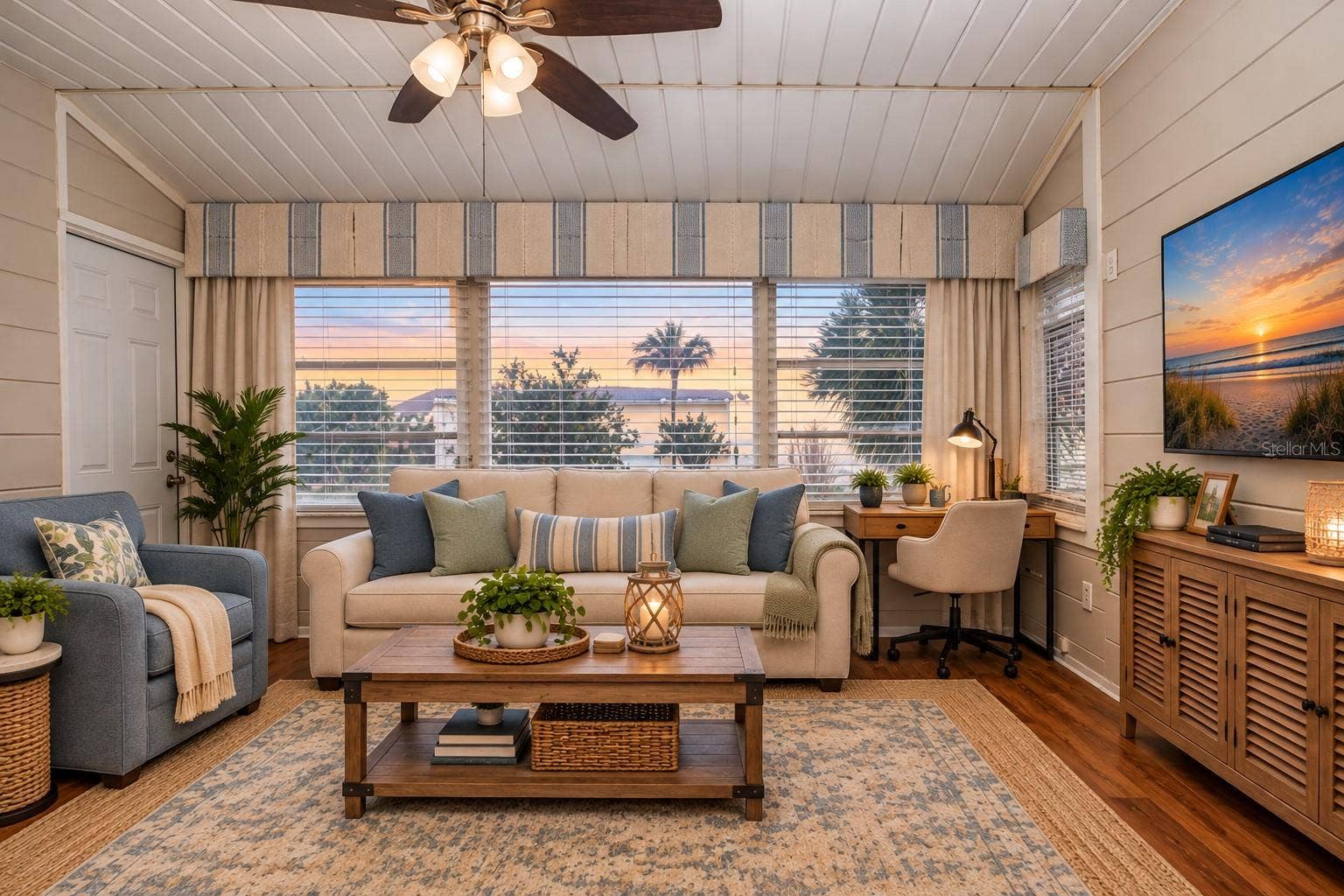 Staged Florida Room