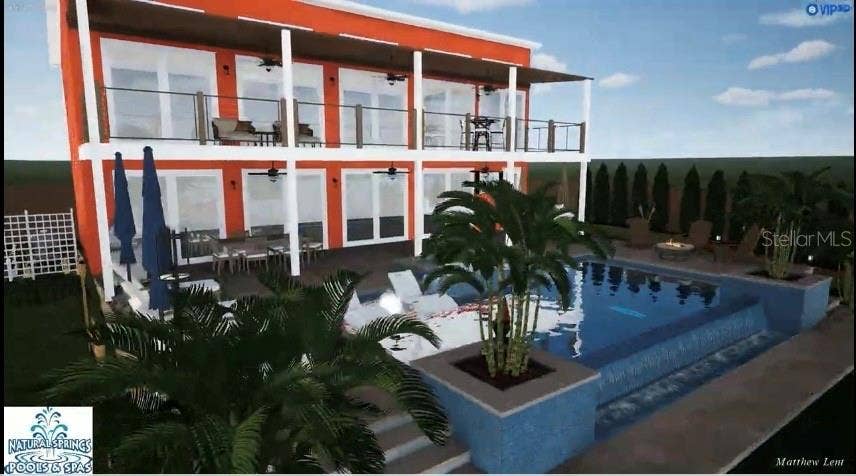 16268 GATOR HOLE ROAD, Odessa, FL 33556 Future Pool Rendering
