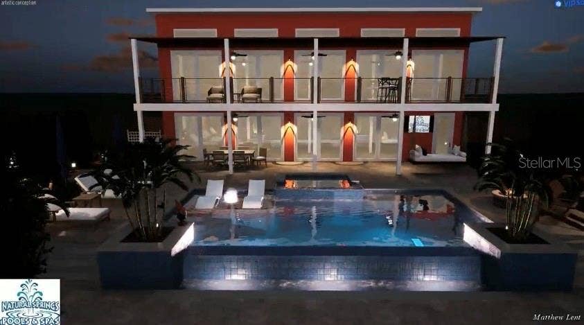 16268 GATOR HOLE ROAD, Odessa, FL 33556 Future Pool Rendering- Natural Springs Pools
