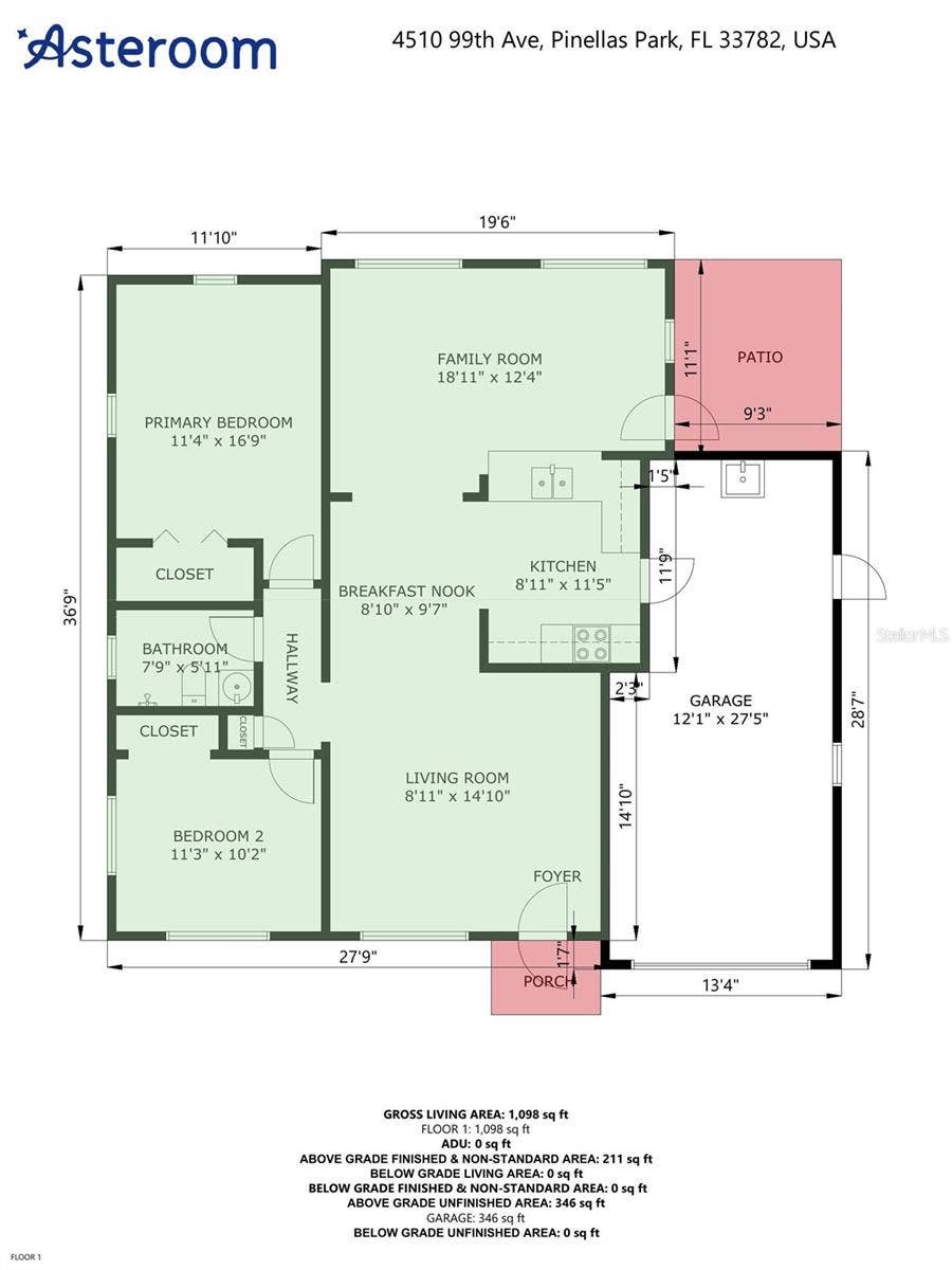 4510 99TH AVENUE N, Pinellas Park, FL 33782 4510 99TH AVENUE N, Pinellas Park, FL 33782