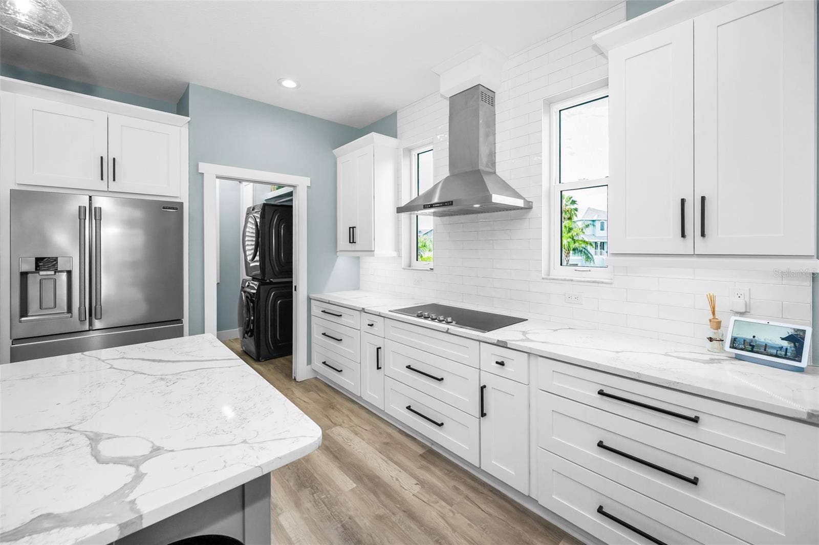 Chefs Kitchen with Quartz counters and lots of cabinets