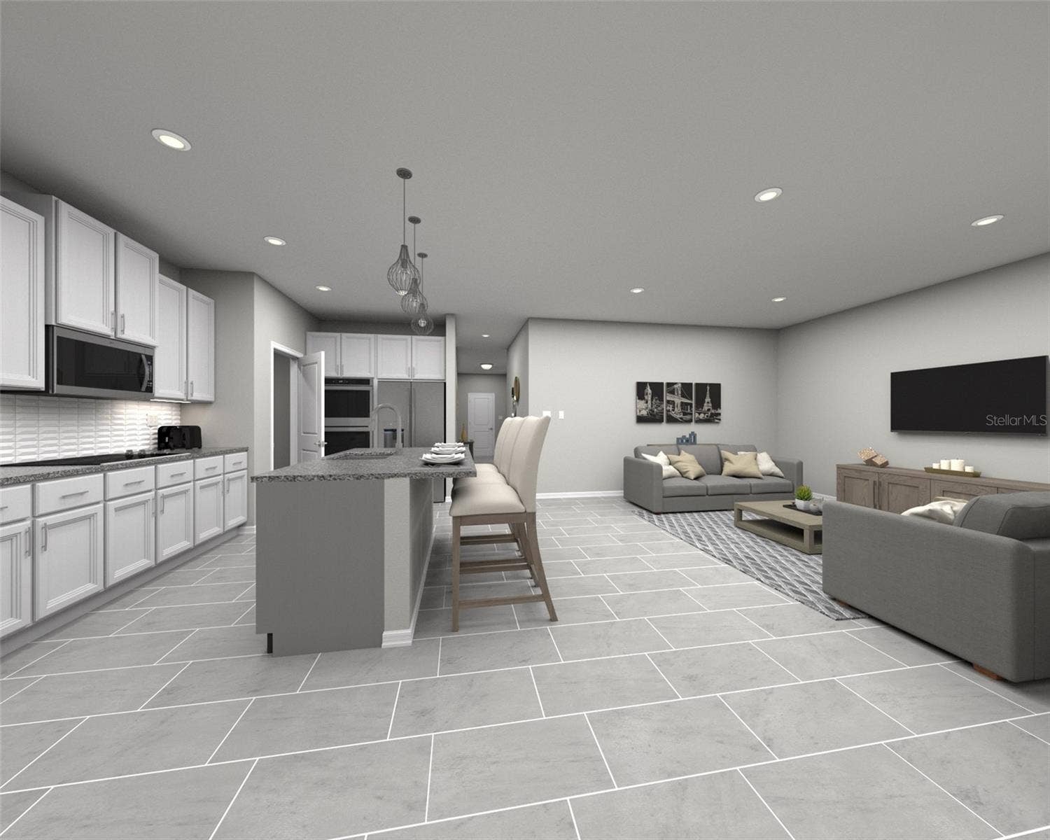 136 SUN CHASER DRIVE, Nokomis, FL 34275 Photo is not of the actual home, but is an inspirational photo of builders model home and may depict options, furnishings, and/or decorator features that are not included.