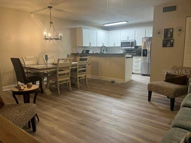 Living room, Dining room, Kitchen Combo