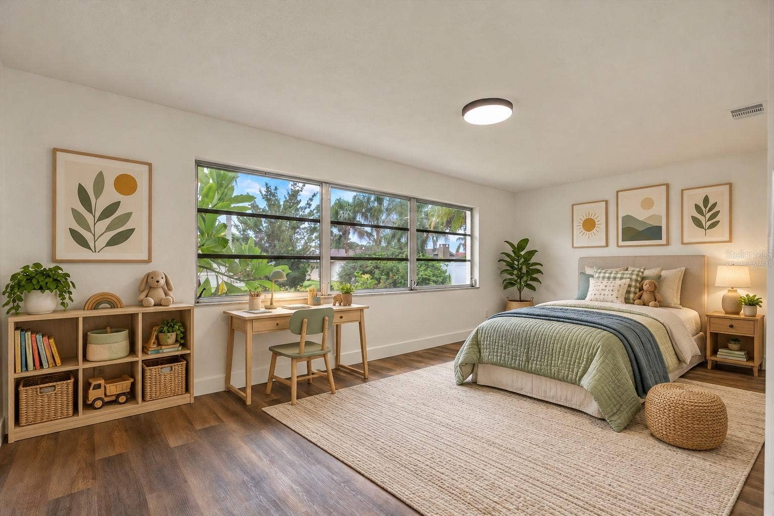 Virtually Staged bedroom 3