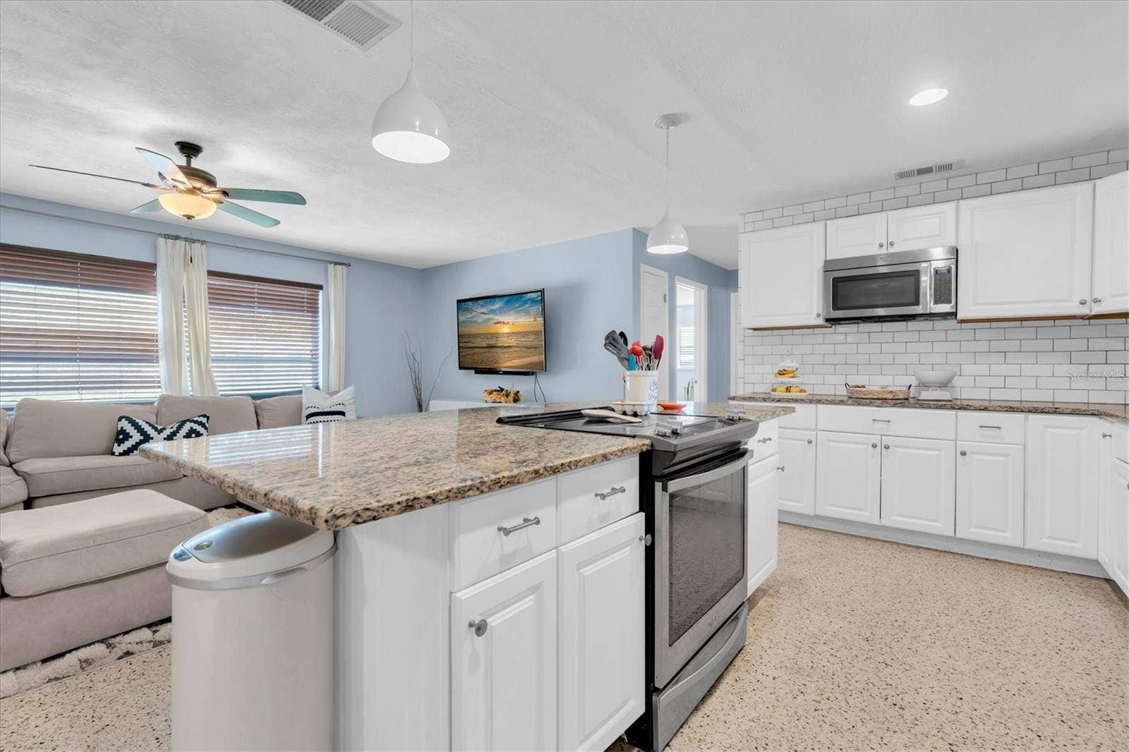 5701 6TH WAY S, St Petersburg, FL 33705 Stainless steel appliances and thoughtful kitchen updates