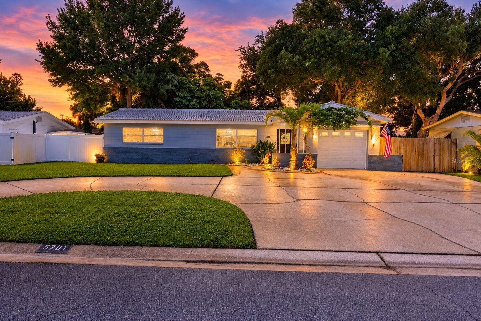 5701 6TH WAY S, St Petersburg, FL 33705 Timeless Florida Charm! Distinctive white clay tile roofing, inviting curb appeal, and classic architectural character set this beautifully maintained BLOCK HOME apart.