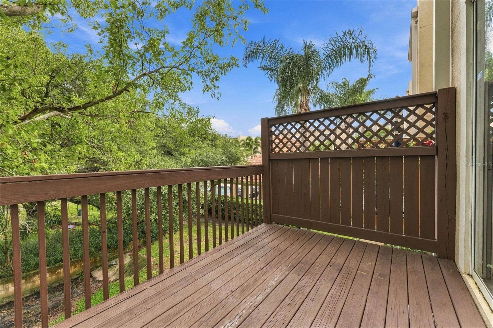 3121 BAYSHORE OAKS DRIVE, Tampa, FL 33611 Balcony off kitchen