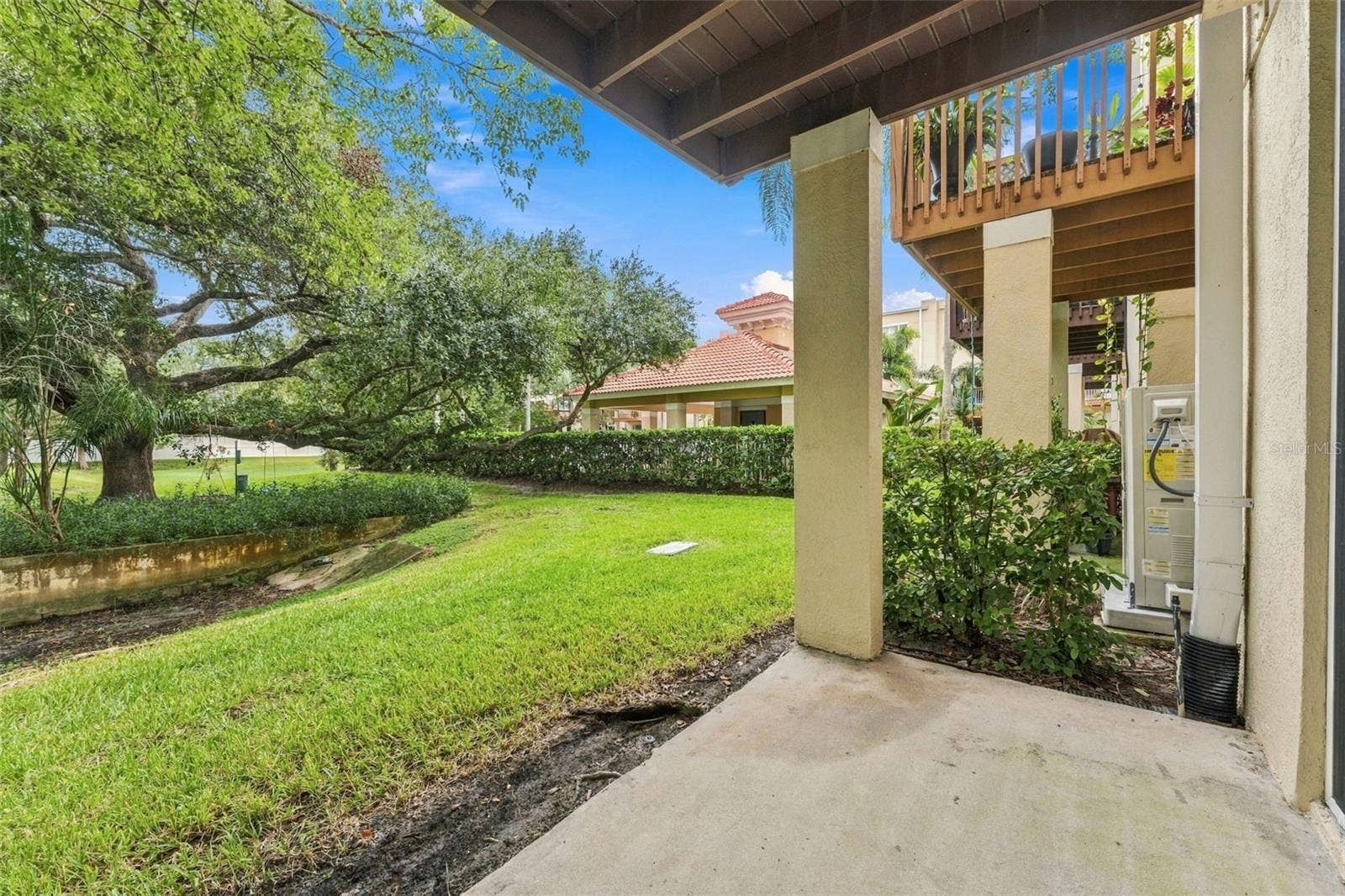 3121 BAYSHORE OAKS DRIVE, Tampa, FL 33611 Patio off downstairs bedroom