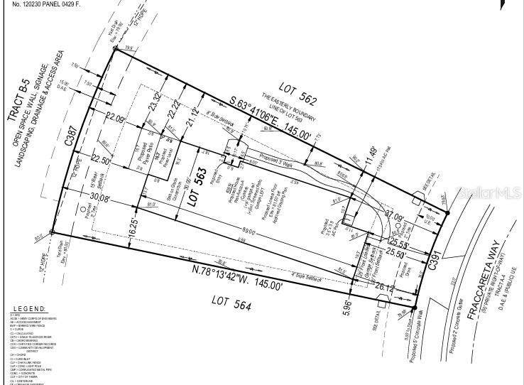 3819 Fraccareta Way Plot Plan