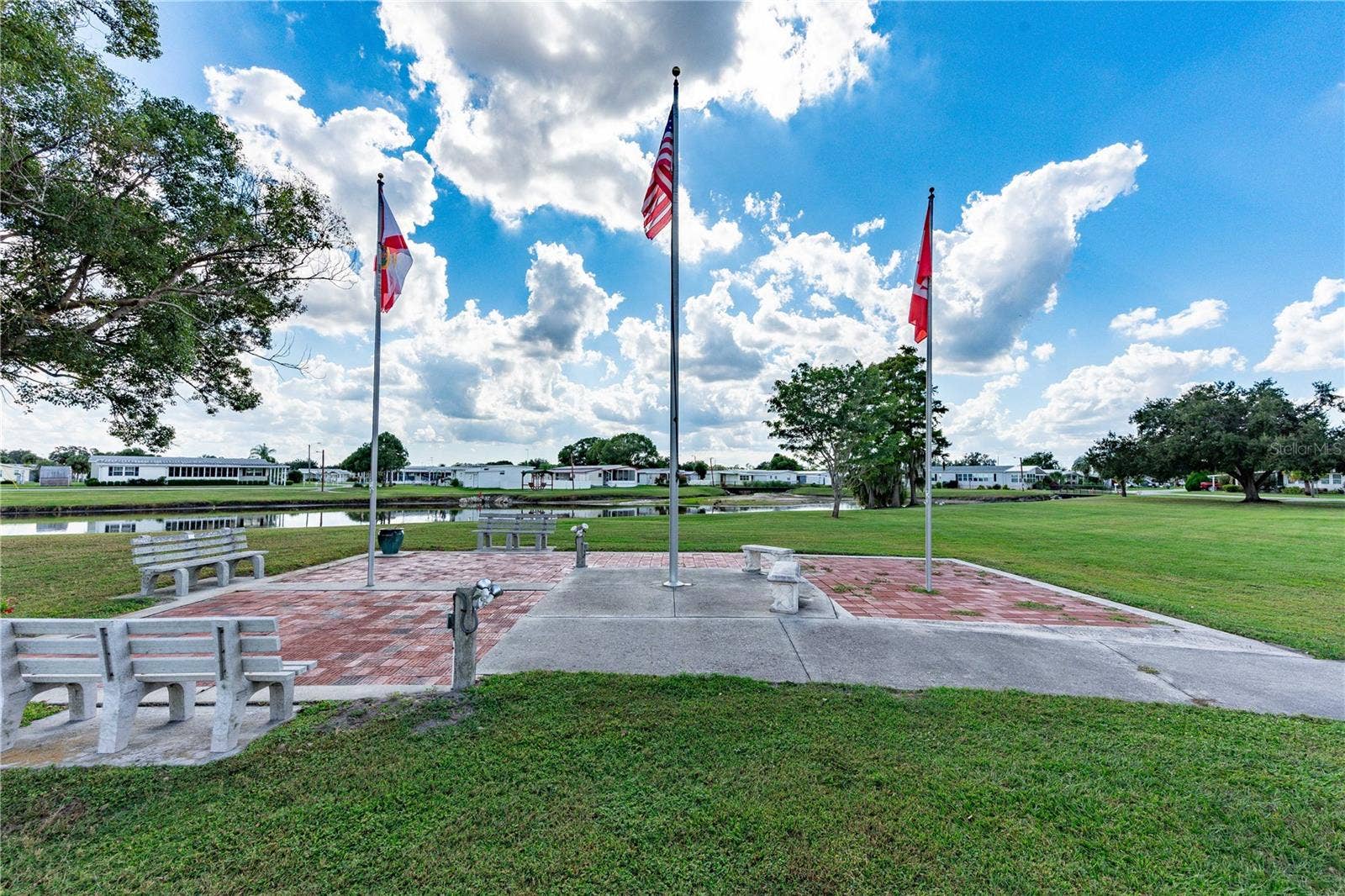 5352 PLANT STREET, Zephyrhills, FL 33542 Memorial pond.