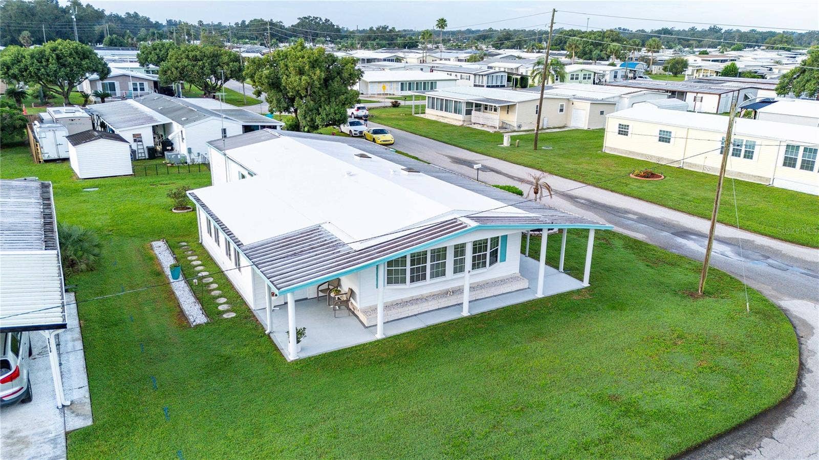 5352 PLANT STREET, Zephyrhills, FL 33542 Corner lot for this home.