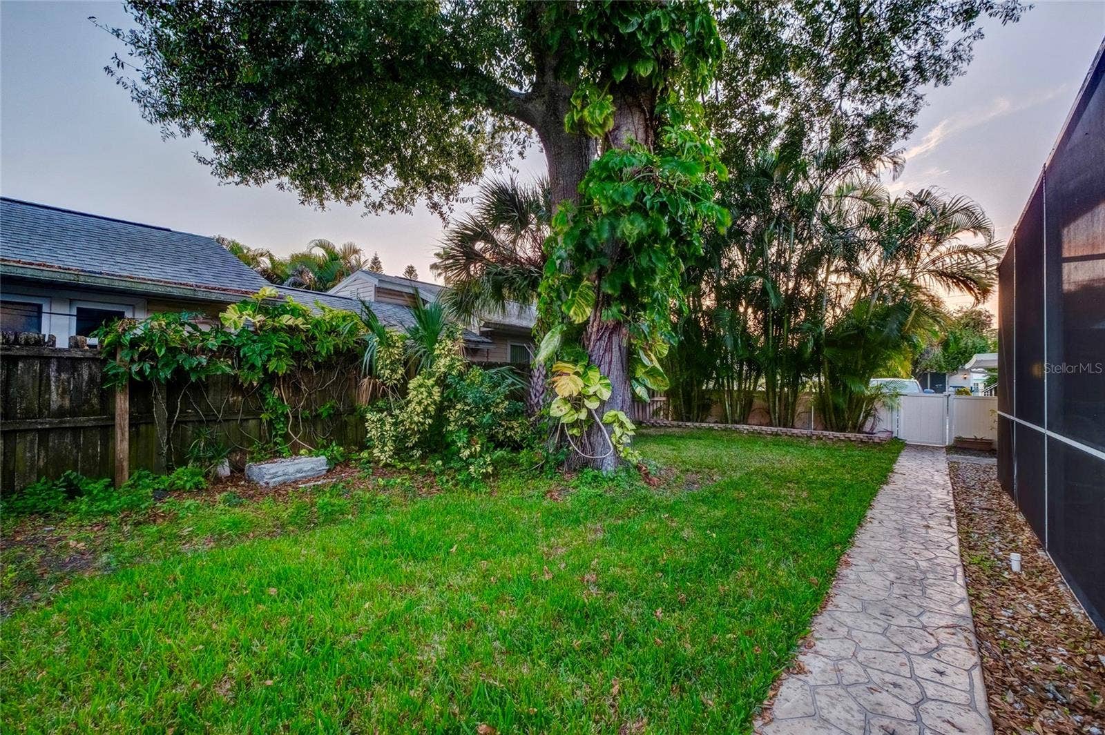 Fenced in Backyard