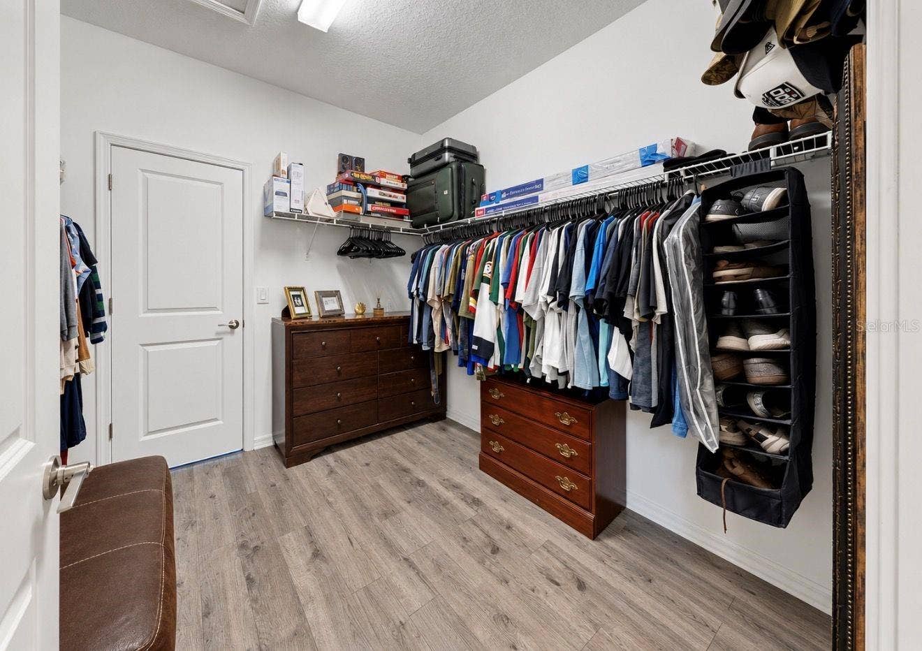 Primary Walk Thru Closet Room