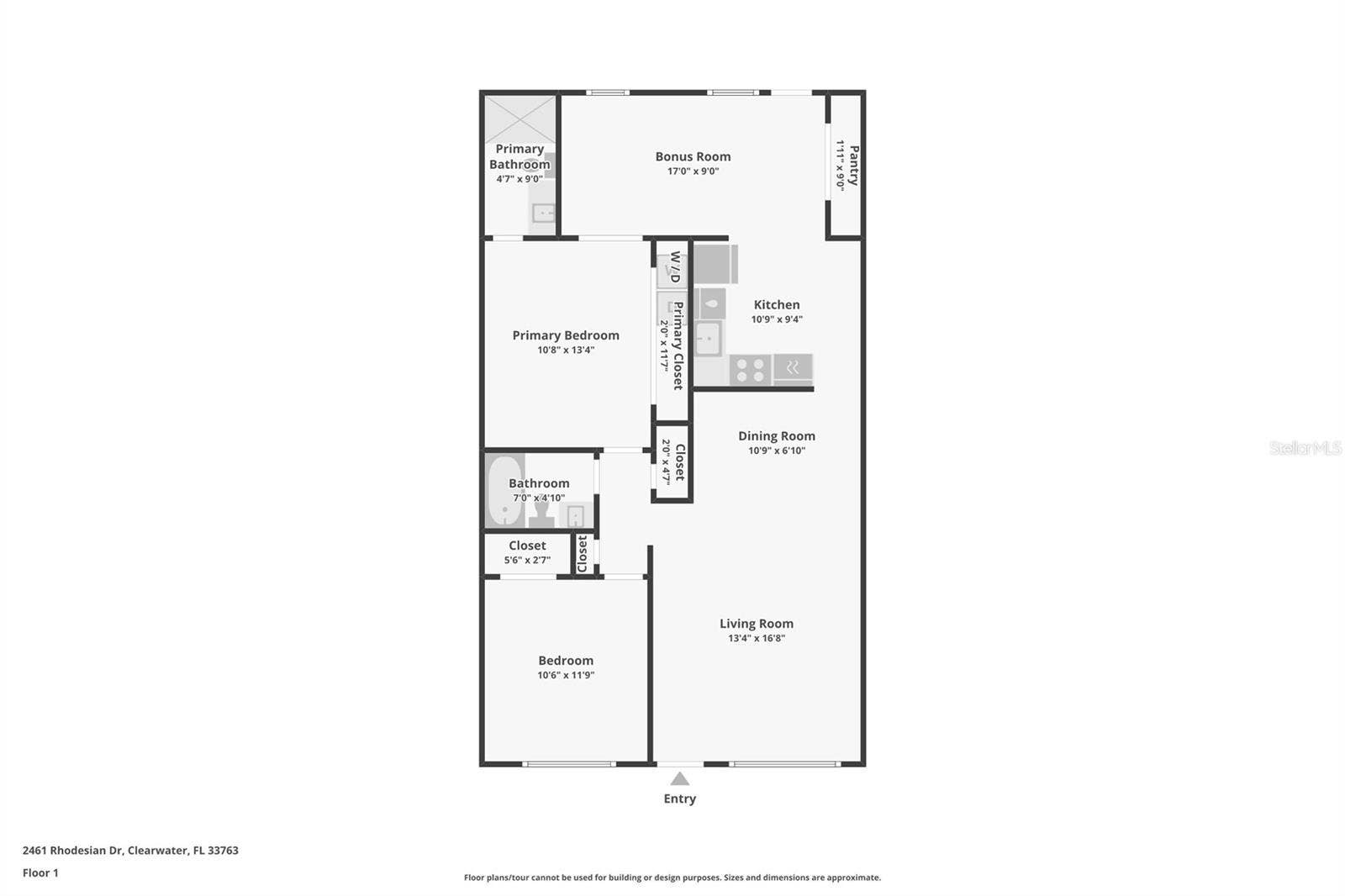 2461 RHODESIAN DRIVE, #15, Clearwater, FL 33763